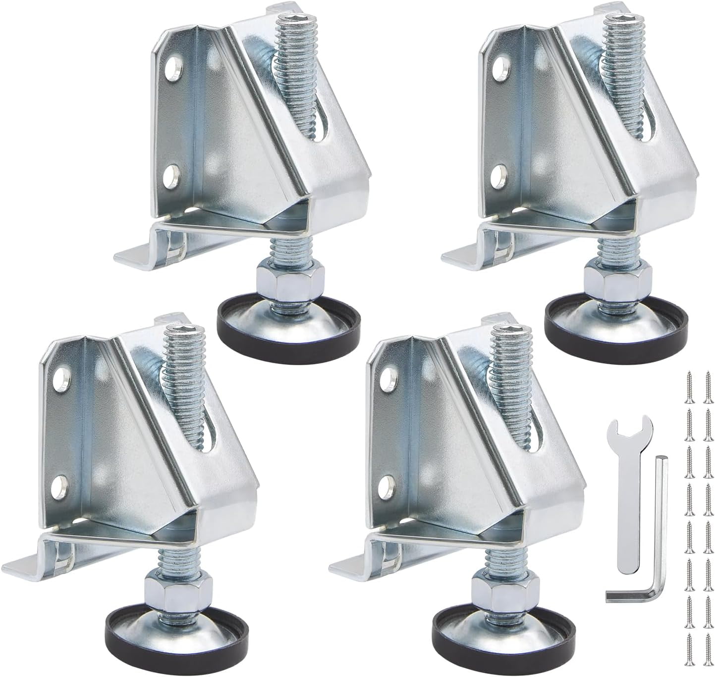 Leg Leveler, 4 Pack Heavy Duty Leveling Feet, Adjustable Furniture ...