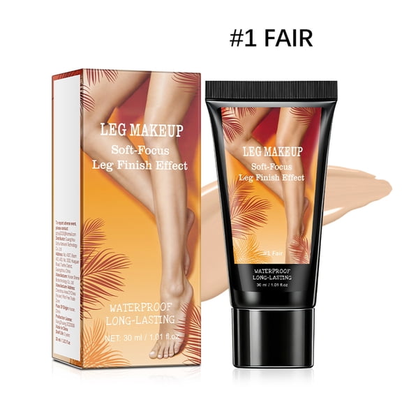 Leg Makeup Cream, Waterproof Sweatproof Body Makeup Concealer, Long Lasting Foundation for Tattoo, Scar Cover Up