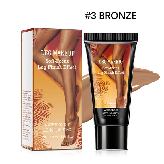 Leg Makeup Cream, Waterproof Sweatproof Body Makeup Concealer, Long Lasting Foundation for Tattoo, Scar Cover Up