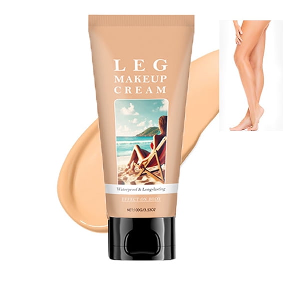 Leg Makeup, Leg Makeup Waterproof No Transfer, Leg Cover up Makeup for Varicose Veins Waterproof Black Skin, Leg and Body Scar Cover up Makeup for Tattoo Cover Up