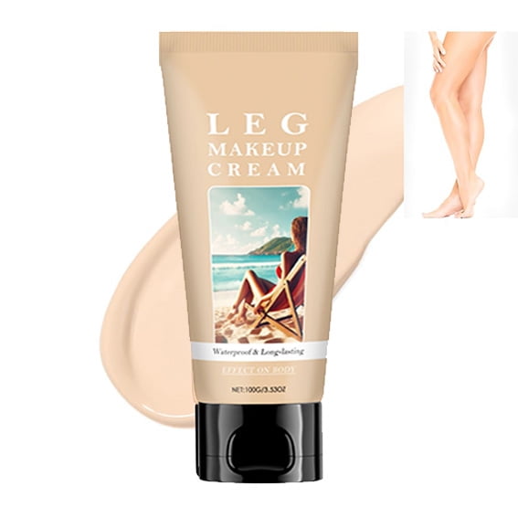 Leg Makeup, Leg Makeup Waterproof No Transfer, Leg Cover up Makeup for Varicose Veins Waterproof Black Skin, Leg and Body Scar Cover up Makeup for Tattoo Cover Up