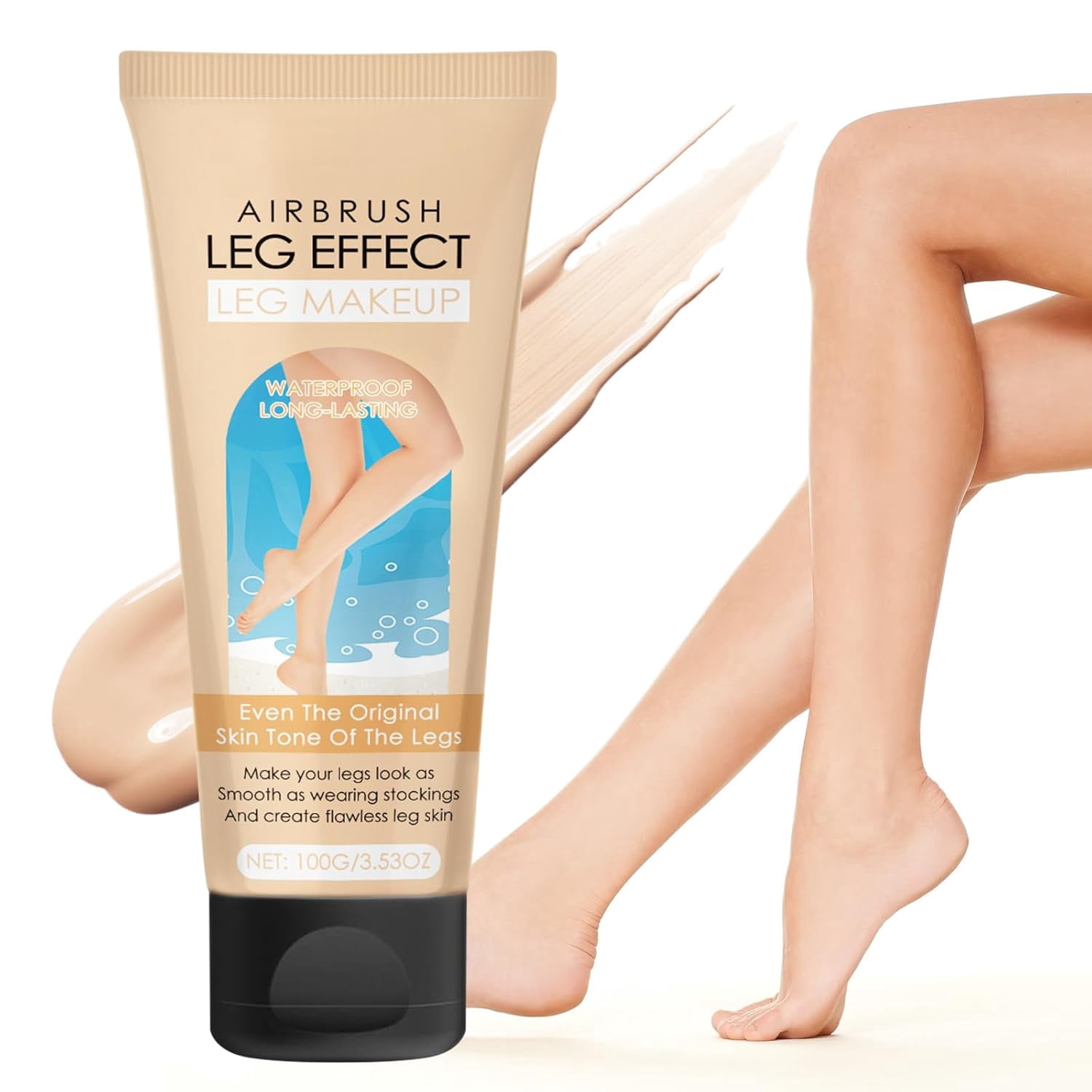 Leg Foundation Leg Makeup Waterproof No Transfer, Leg Vein Cover up Makeup for ...