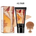 thumbnail image 1 of Leg Makeup Waterproof No Transfer, Body Coverage Perfector, Tattoo Cover Up Makeup & Tattoo Concealer 30ml with Brush for Legs Arms Body Skin Tone Correction, 1 of 9