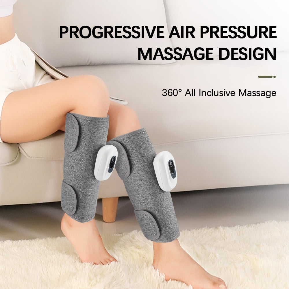 Leg Massager for Circulation, Calf Massager Cordless Air Compression ...