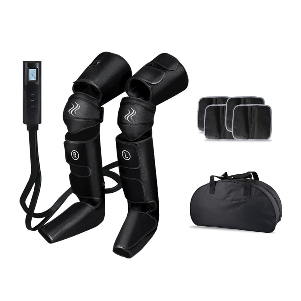 Leg Massager for Circulation and Pain Relief, Air Compression Massager with Heat for Foot, Calf