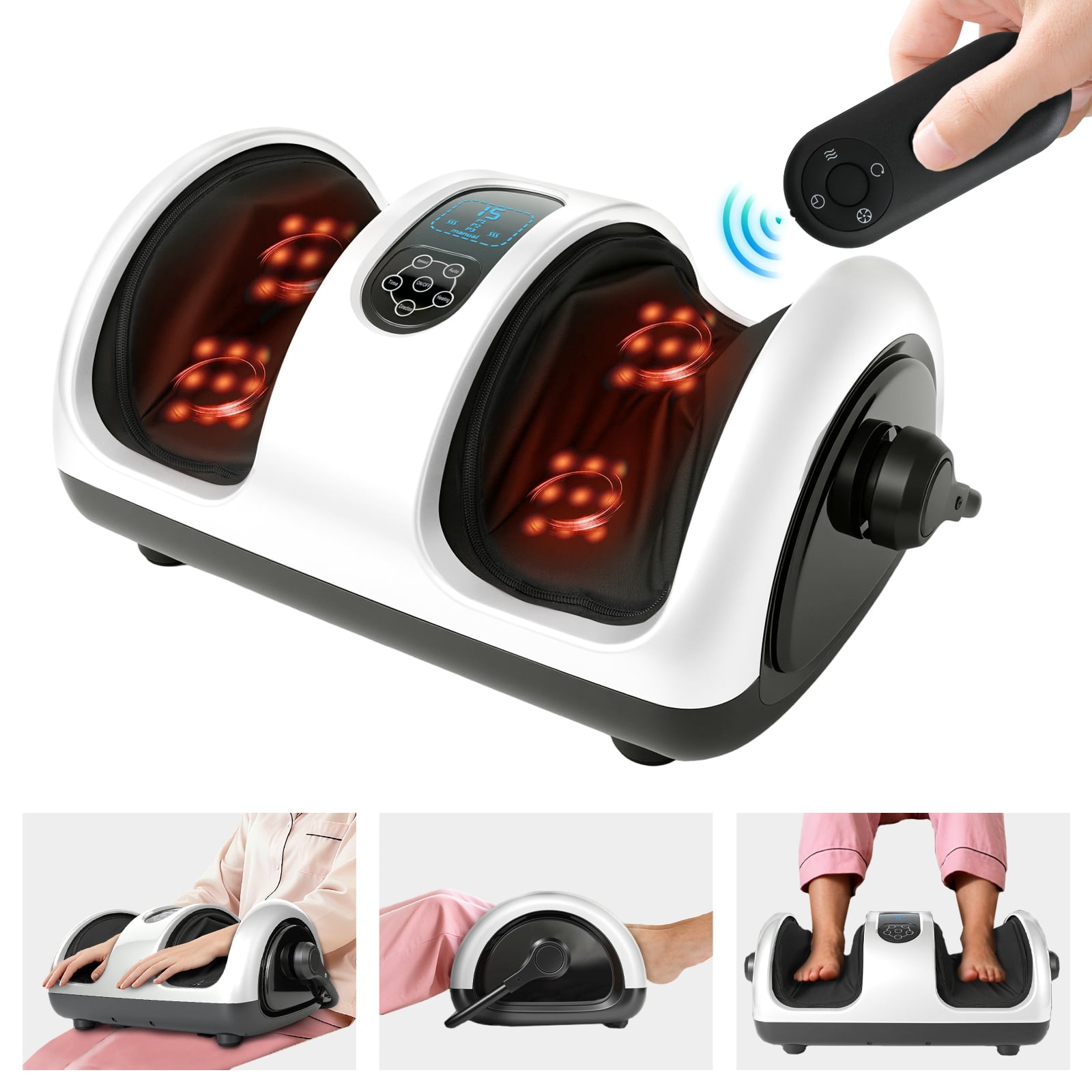 Leg Massager, Leg Foot Massager for Circulation with Heat, Full Wrap Multiple Massage Boots for Relaxtion, Ideal Gifts for Man Woman, Mothers Day