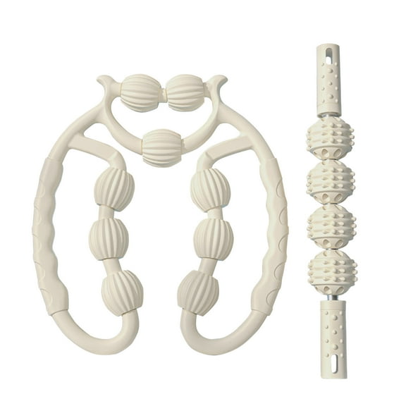 Leg Massager Set for with Nine Wheel Rollers and Four Wheel Sticks