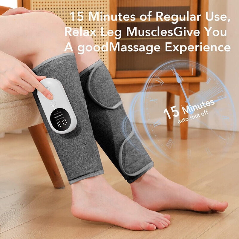 Leg Massager, Zurafit Heated Leg Massager for Circulation and Pain Relief