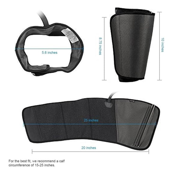 Leg Massager for Circulation and , Air Compression Calf Massager with 2 Modes 3 Intensities Helpful for Edema and Muscles Relaxation Gifts