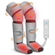 Snailax Leg Massager with Heat for Circulation, Air Compression Calf Foot Massager