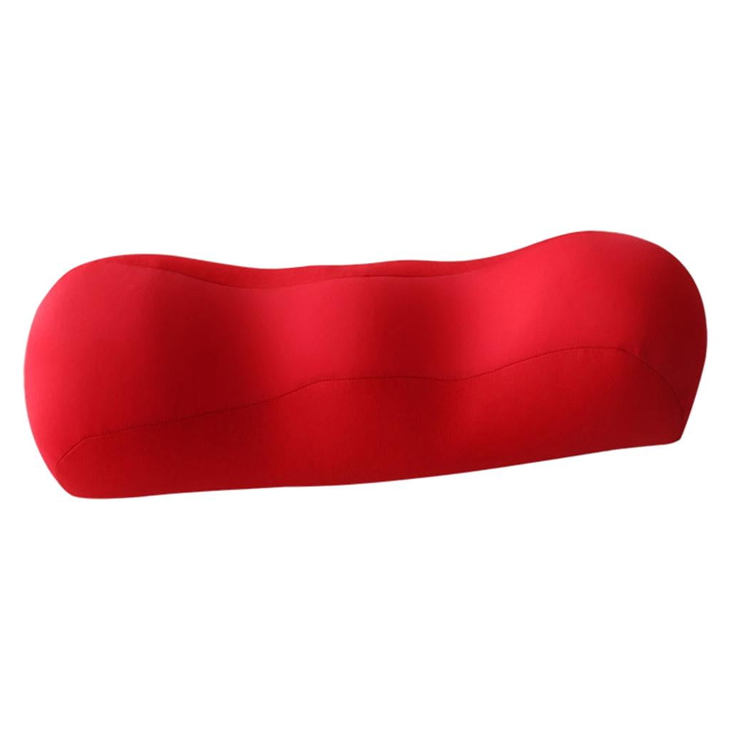 RED Large Wedge Pillow Elevating Memory Foam Neck Back Leg Hip Knee Support