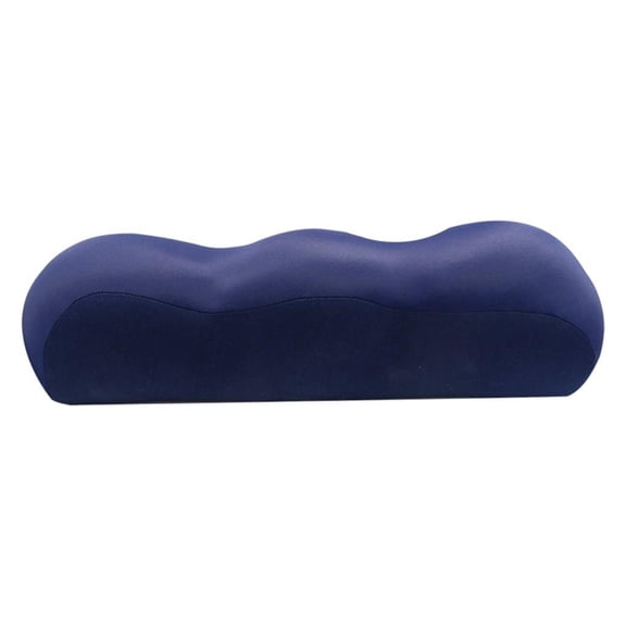 Leg Pillow for Sleeping Hip Pain Bolster Pillow for Legs Memory Foam Knee Pillow Leg Elevating Support Pillow for Ankle Rest and Foot Comfort 17.7" x 6.7" x 4.3" Blue