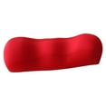 thumbnail image 1 of Leg Pillow for Sleeping Hip Pain Bolster Pillow for Legs Memory Foam Knee Pillow Leg Elevating Support Pillow for Ankle Rest and Foot Comfort 17.7" x 6.7" x 4.3"  Red, 1 of 7