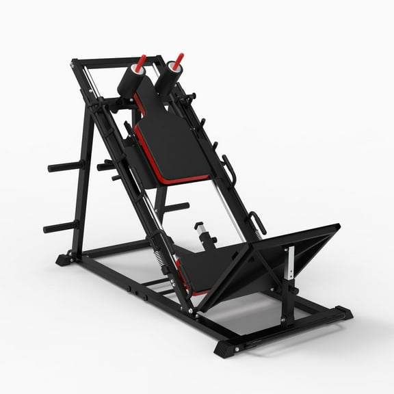 Leg Press Hack Squat Machine, Professional Adjustable Leg Press Machine, Specialty Hack Squat Machine for Full Lower Body Workout