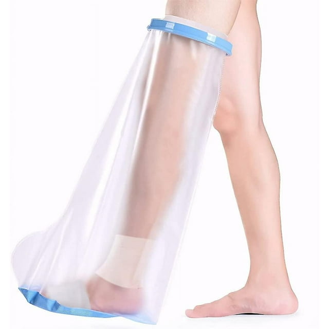 Leg Protector Showering, Nonslip Cast Cover Half Leg, Broken Knees