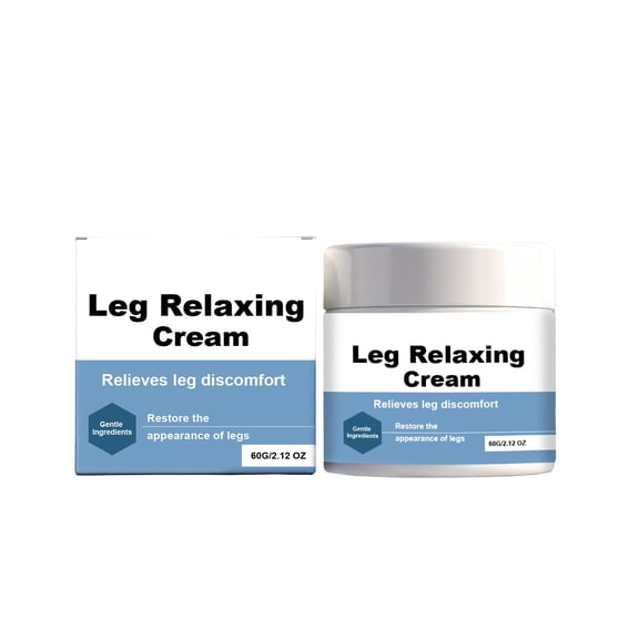 Leg Relaxation Cream,Non-Greasy Daily Relief Soothing Massage Balm for Tired Legs,Natural Formula for All Skin Types
