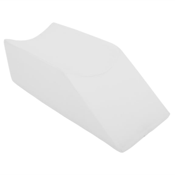 Leg Rest Pillow For Sciatica Nerve Pain Relief, Knee Pain Recovery Aid With Easy Care Removable Cover, High-Density Leg Wedge For Post-Surgery Support, White, Foam Ensures