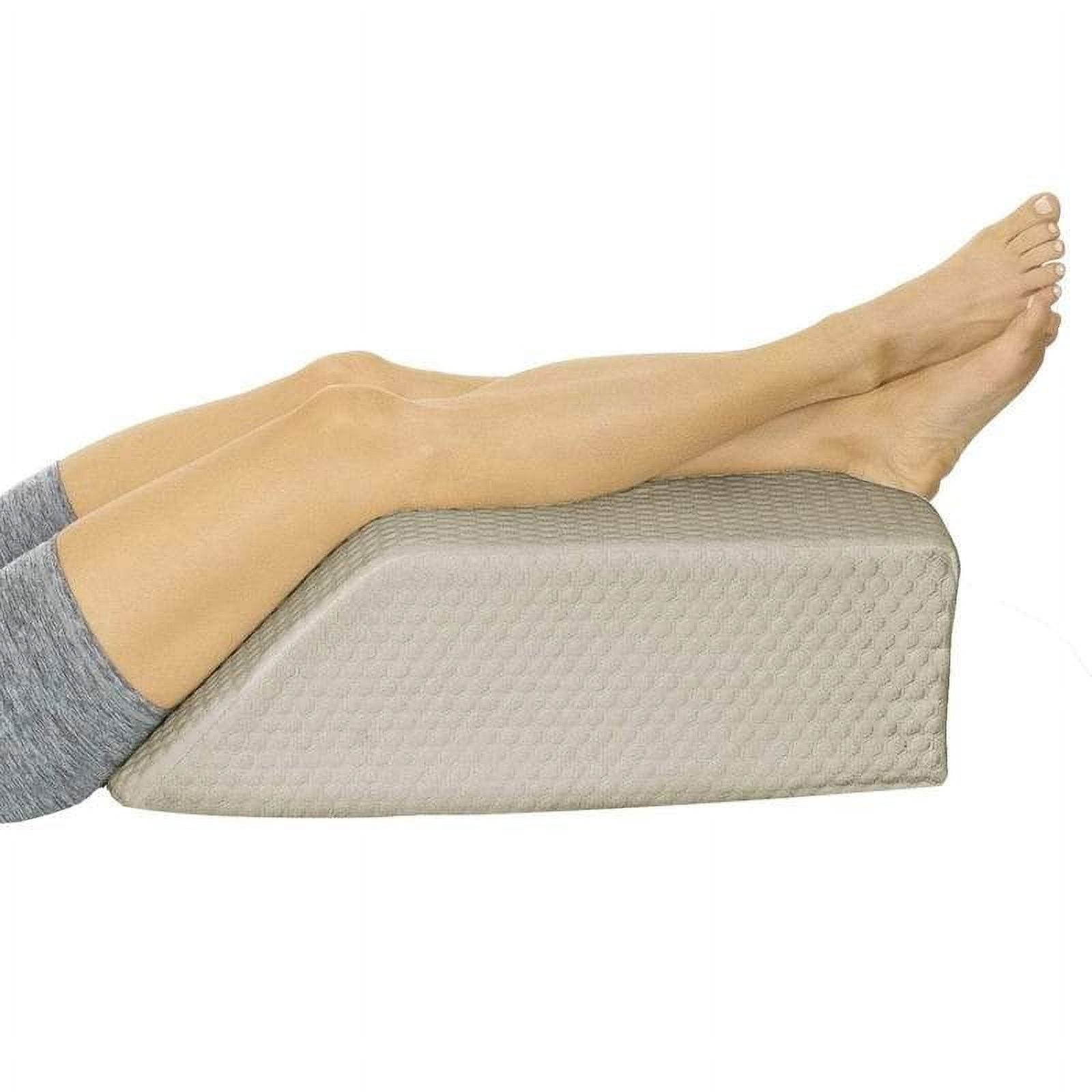 KingPavonini Leg Elevation Pillows 4-Height Adjustable Memory Foam for  Surgery, Injuries, Rest, Grey 