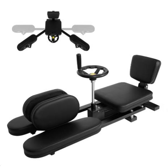 Leg Separator,180 angle adjustable, Groin Stretcher,quiet rolling wheel, Mobility Stretcher,reinforced metal support,for ballet training,pilates workout,indoor body shaping