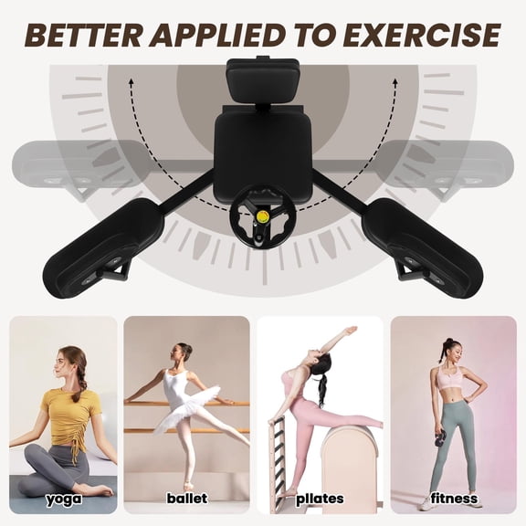 Leg Split Machine for Yoga, Hip Stretching Machine with Memory Foam Padding, 400 LBS Leg Stretcher for Dance Gymnastics, Gym Split Machine for Home Studi