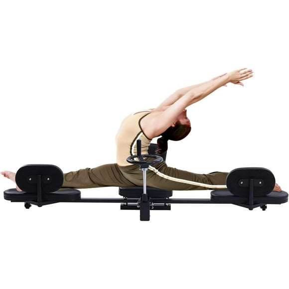 Leg Stretcher, 100kg/220.46lbs Heavy Duty Profi Leg Stretcher Machine Gymnastics Yoga Splits Leg Stretching Flexibility Equipment MMA Training Machine Martial Arts Gear for Home Gym Training Fitness
