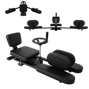 Leg Stretcher Machine, 500 lbs Capacity Steel Stretch Machine, Black Split Machine Training Equipment Metal Leg Stretcher for Yoga