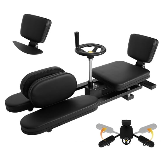 Leg Stretcher Split Machine, Stable & Durable Leg Stretching Training Machine, 330LBS Flexibility Trainer, 210 Adjustment For Home Gym indoor, Black