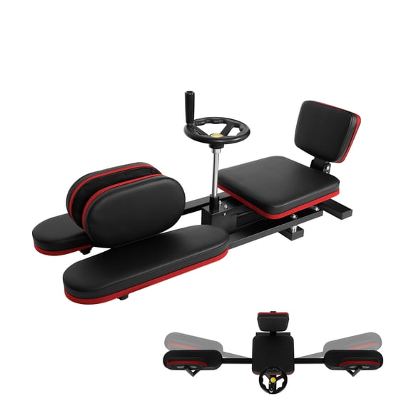 Leg Stretching Machine, Red 220lbs Heavy Duty Splits Trainer, 180° Adjustable Gear, Durable Leg Exercise Machines for Gymnastics Posture Training