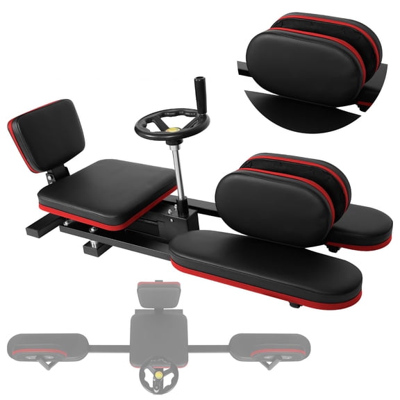 Leg Stretching Training Machine with Hand Wheel & Backrest, Heavy Duty 180 Degree Adjustable Split Stretcher, 330.7 LBS Leg Stretcher Machine for Home Yoga Gym Dance Studio