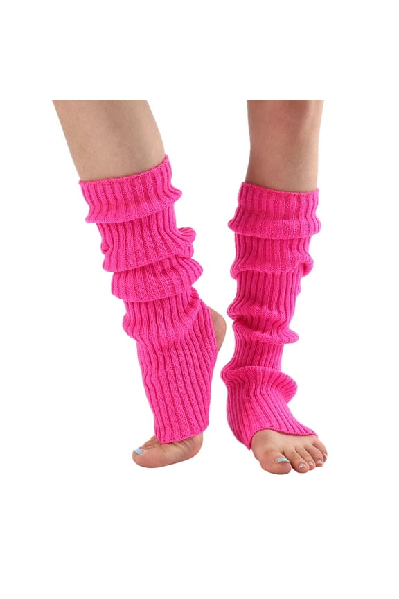 Leg Warmer, Baberdicy Long Leg Warmer Womens Men 80S Party Ribbed Knit Dance Sports Leg Warmer Leg Warmers for Women