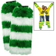 thumbnail image 1 of Leg Warmers 2 Pack - Green/white, 1 of 1