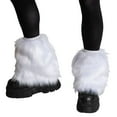 thumbnail image 1 of Leg Warmers For Women,Women's Leg Warmers Winter Leg Warmers Soft Comfortable Thick Fuzzy Thigh High Leg Warmers For Casual Daily Wear,Size:One Size, 1 of 2