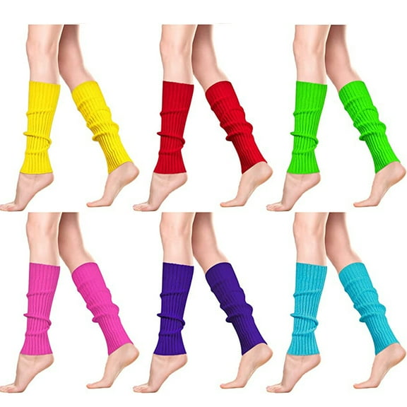 Leg Warmers, Unisex Cable Knit Leg Warmers Knitted Crochet Long Socks for Women Men