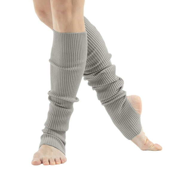 Leg Warmers for Women Dance & Yoga | Open Toe & Heel Dance Socks | Eighty’s 80s Ribbed Party Socks | Warm Sports Socks 4 Stockings High Waist Garter Cop Stockings Stocking Cap for Women Tops