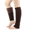 thumbnail image 1 of Leg Warmers Women's Fashion Knitted Long Boot Socks,Knee High Cable Knit Thermal Winter Sleeve for Lady, 1 of 2