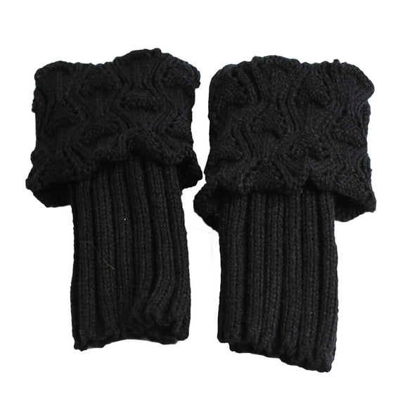 Leg Warmers Women's Fashion Knitted Long Boot Socks,Knee High Cable Knit Thermal Winter Sleeve for Lady