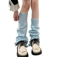 thumbnail image 1 of Leg Warmers Y2K Kawaii Ripped Leg Warmers for Girl Women Cute Knitted Socks Y2K Harajuku Goth Accessories, 1 of 5