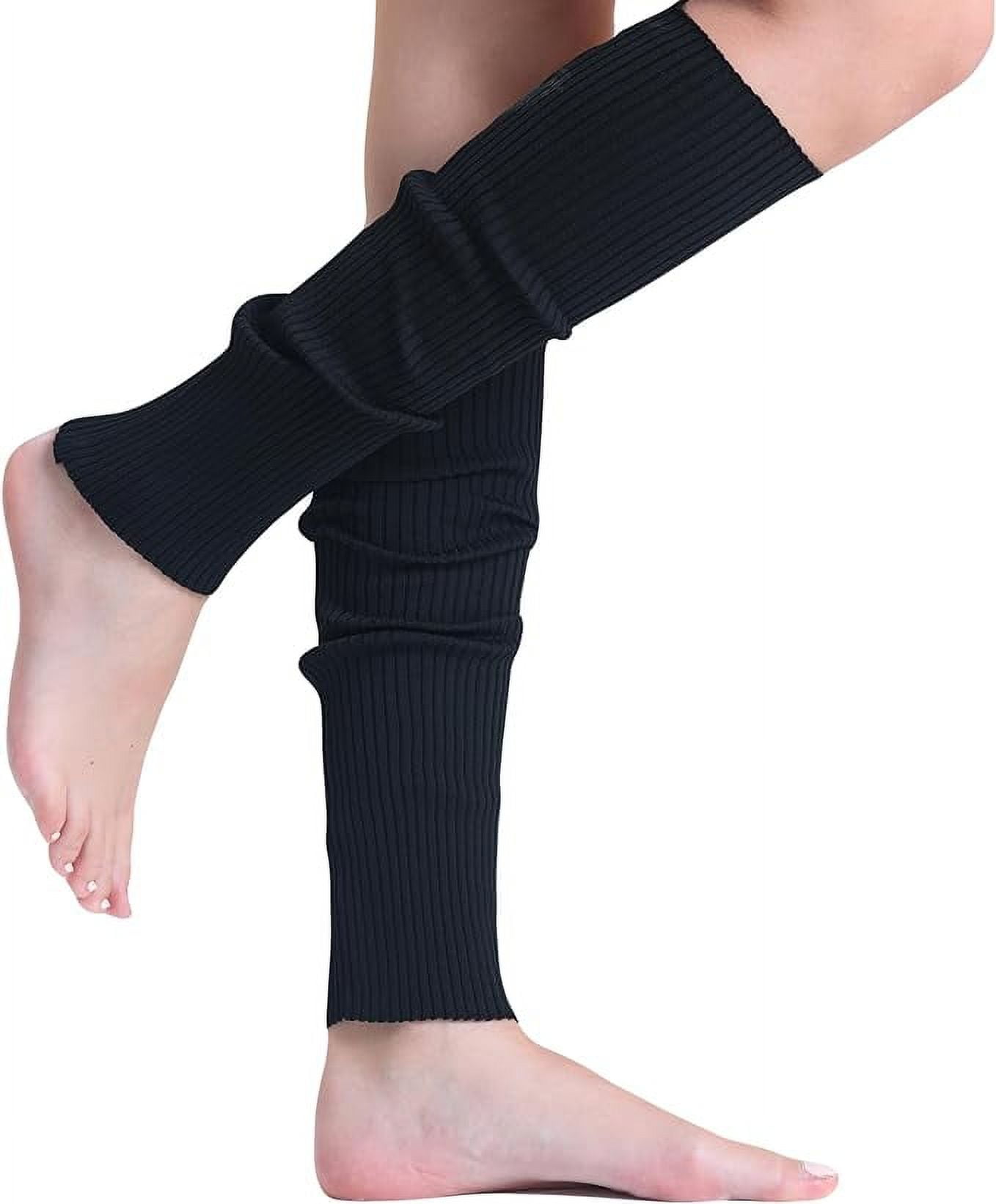 AWS Luxury Soft Knitted Leg Warmers, Stretchy One Size, Knee