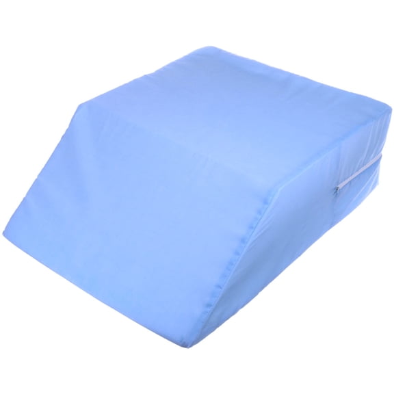 Alex Orthopedic Elevating Foam Leg Wedge Pillow ā Leg Elevation Pillow for Circulation, Swelling Relief, Varicose Veins & Back Support ā 8" with Navy Removable Washable Cover