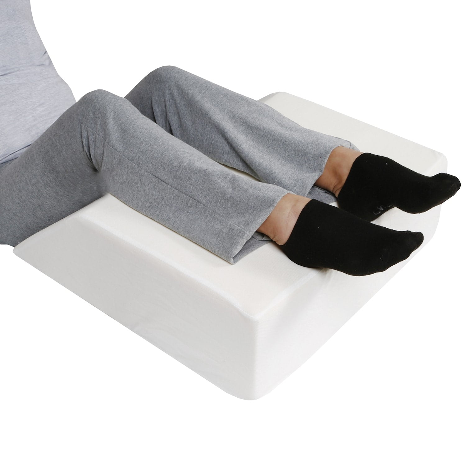 Leg Wedge Pillow Leg Elevation Pillow, Memory Foam with Washable