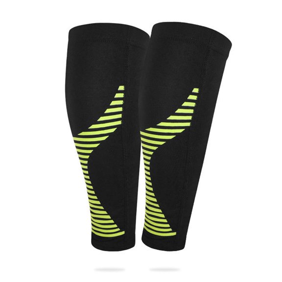 Leg compression set, calf support set, men and women leg pain relief, suitable for fitness-black
