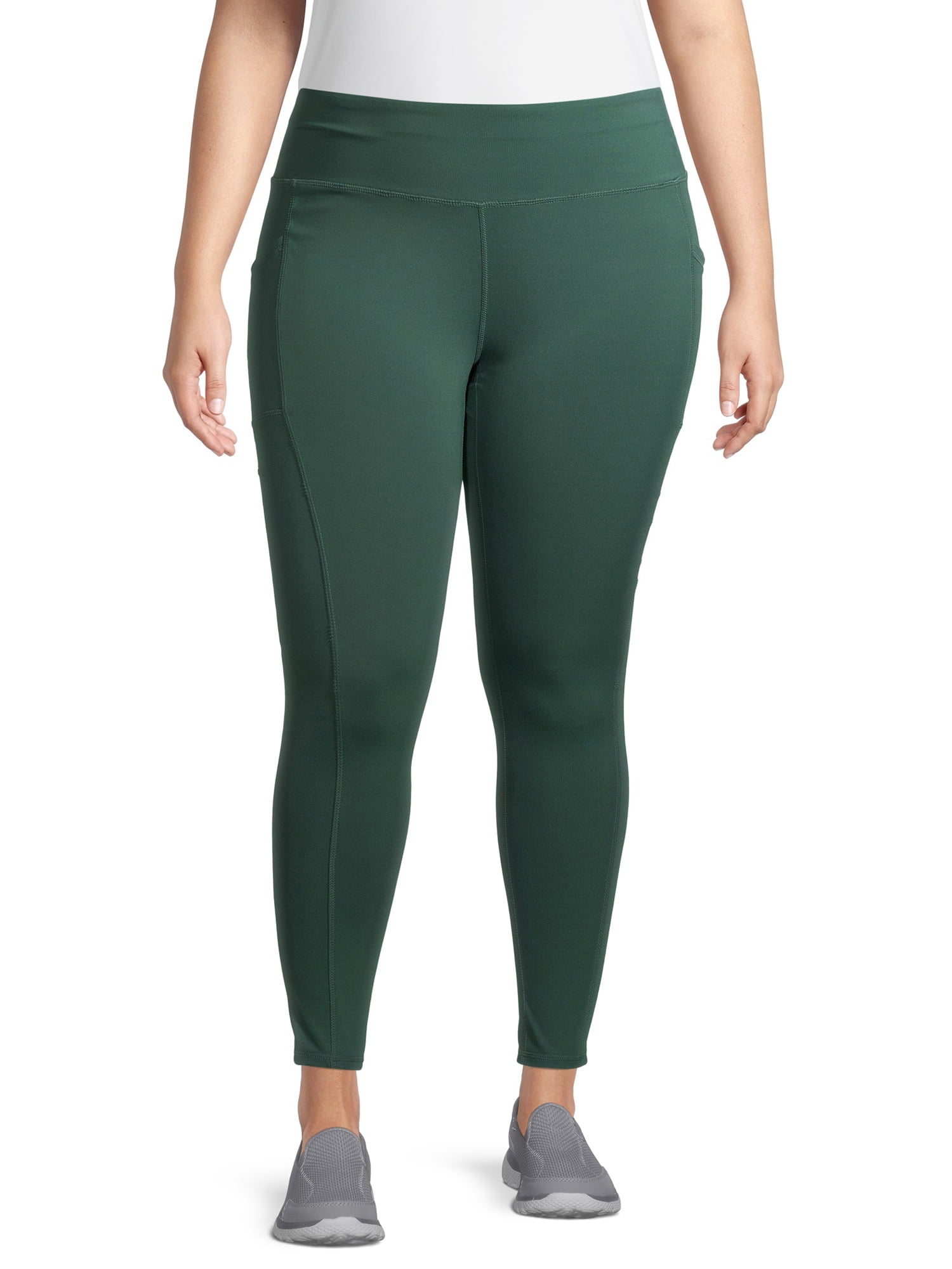 LegEnd Women's Plus Size High Waisted Active 25 Leggings with