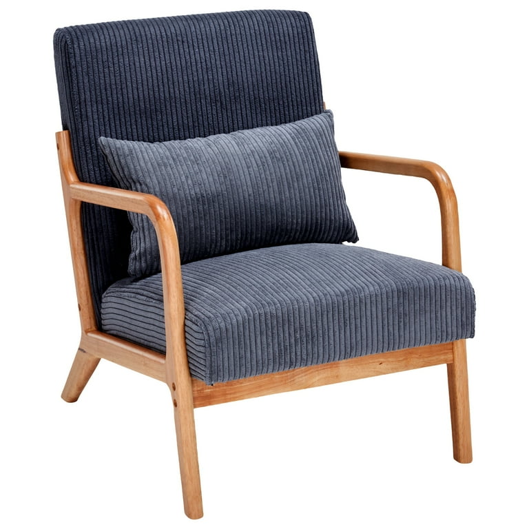 Dark Grey Upholstered Armchair Dark Grey Upholstered Armchair