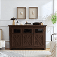 LegaHome Sideboard Buffet Farmhouse Coffee Bar with 3