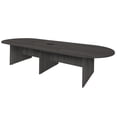 thumbnail image 1 of Legacy 144" Modular Racetrack Conference Table with Power Data Grommet- Ash Grey, 1 of 7