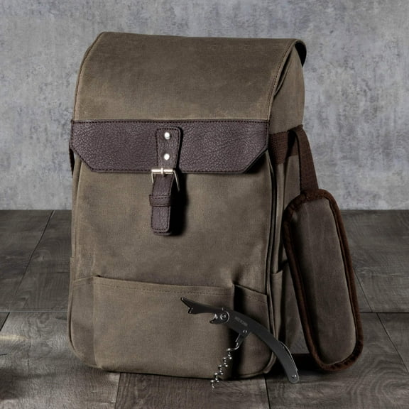 Legacy 2 Bottle Insulated Wine and Cheese Cooler with Cheese Board, Knife and Corkscrew