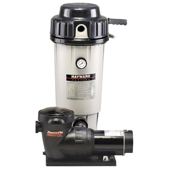 Hayward Pool Products EC50C92S 25 Sq. Ft. Perflex De Filter System With Valve 1HP Matrix Pump