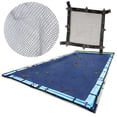 thumbnail image 1 of Swimline Hydrotools Leaf Net Winter Pool Cover for 14 x 28 Ft Above Ground Rectangle Pools, 1 of 7