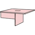 thumbnail image 1 of Legacy 48" Modular Conference Table Extension with Power Data Grommet- Java, 1 of 1