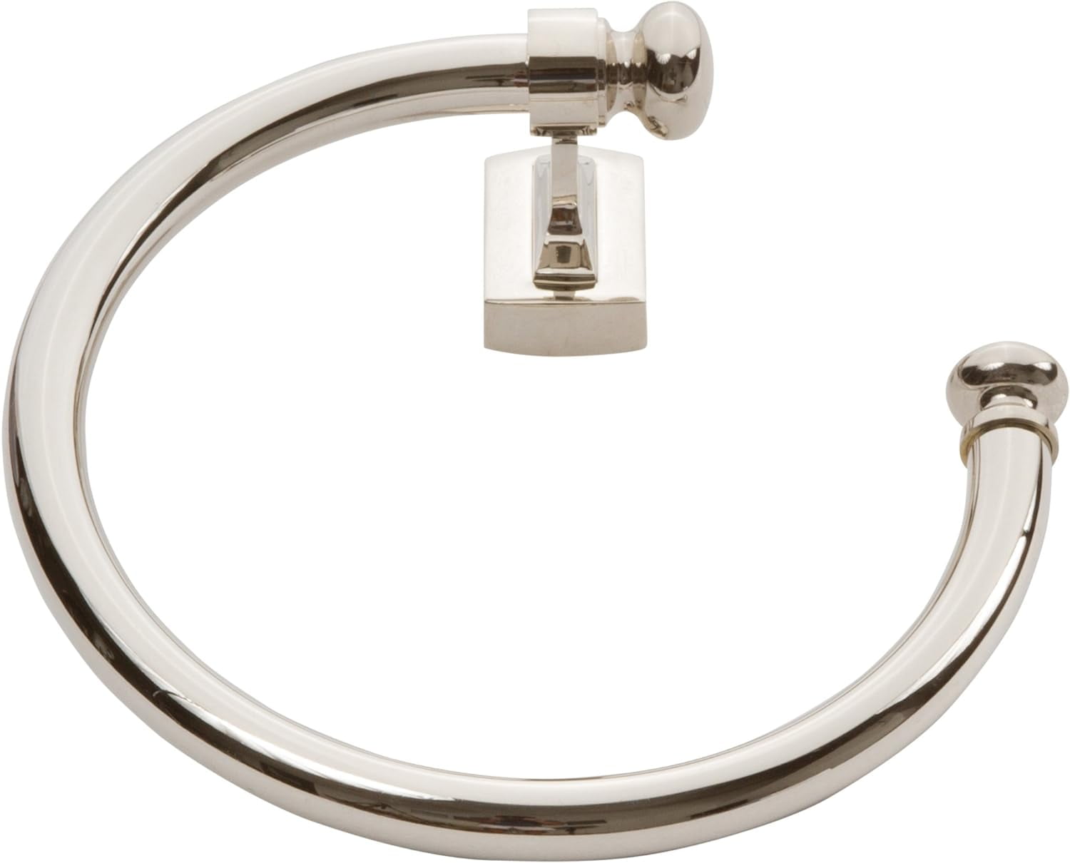 Legacy 8-Inch Polished Nickel Modern Towel Ring